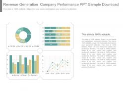 Revenue generation company performance ppt sample download