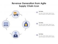 Revenue generation from agile supply chain icon