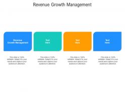 Revenue growth management ppt powerpoint presentation infographic template influencers cpb