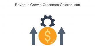 Revenue Growth Outcomes Colored Icon In Powerpoint Pptx Png And Editable Eps Format