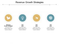 Revenue growth strategies ppt powerpoint presentation pictures demonstration cpb