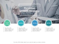 Revenue growth strategy ppt powerpoint presentation show themes cpb