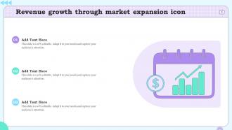 Revenue Growth Through Market Expansion Icon