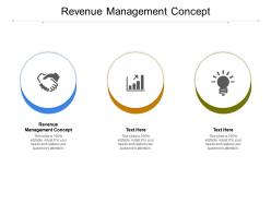Revenue management concept ppt powerpoint presentation icon slideshow cpb