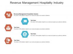 Revenue management hospitality industry ppt powerpoint presentation infographic template icon cpb