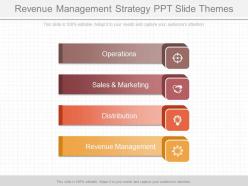 Revenue management strategy ppt slide themes