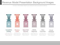 Revenue model presentation background images
