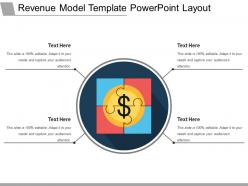 Revenue model template powerpoint layout