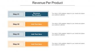Revenue Per Product Ppt Powerpoint Presentation Layouts Cpb