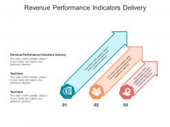Revenue performance indicators delivery ppt powerpoint presentation slides icon cpb