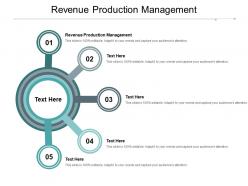 Revenue production management ppt powerpoint presentation pictures rules cpb