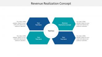 Revenue realization concept ppt powerpoint presentation pictures background images cpb