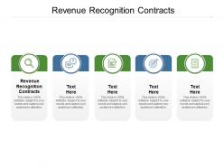 Revenue recognition contracts ppt powerpoint presentation outline show cpb