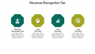 Revenue recognition tax ppt powerpoint presentation portfolio clipart images cpb