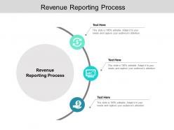 Revenue reporting process ppt powerpoint presentation show graphics cpb