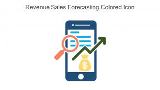 Revenue Sales Forecasting Colored Icon In Powerpoint Pptx Png And Editable Eps Format