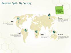 Revenue Split By Country Business Planning Actionable Steps Ppt Show