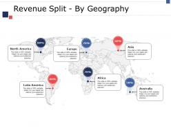 Revenue split by geography ppt infographic template example file