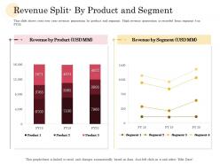 Revenue split by product and segment manufacturing company performance analysis ppt styles