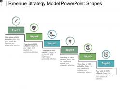 Revenue strategy model powerpoint shapes