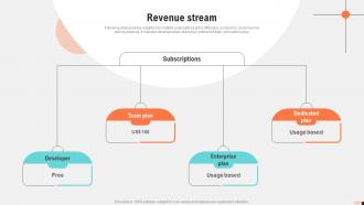 Revenue Stream Fundraising Pitch For Data Management Company