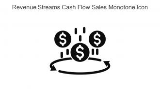 Revenue Streams Cash Flow Sales Monotone Icon In Powerpoint Pptx Png And Editable Eps Format