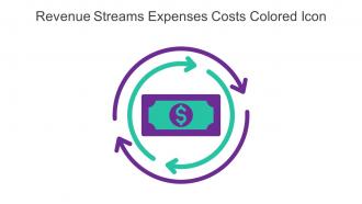 Revenue Streams Expenses Costs Colored Icon In Powerpoint Pptx Png And Editable Eps Format