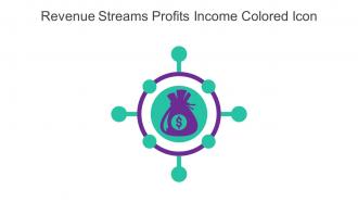 Revenue Streams Profits Income Colored Icon In Powerpoint Pptx Png And Editable Eps Format
