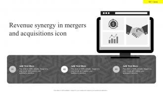 Revenue Synergy In Mergers And Acquisitions Icon