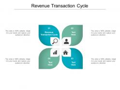 Revenue transaction cycle ppt powerpoint presentation infographic template design templates cpb