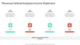 Revenue Vertical Analysis Income Statement In Powerpoint And Google Slides Cpb