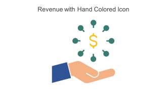 Revenue With Hand Colored Icon In Powerpoint Pptx Png And Editable Eps Format