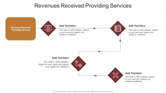 Revenues Received Providing Services In Powerpoint And Google Slides Cpb