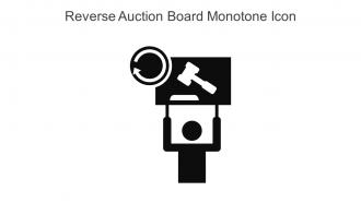 Reverse Auction Board Monotone Icon In Powerpoint Pptx Png And Editable Eps Format