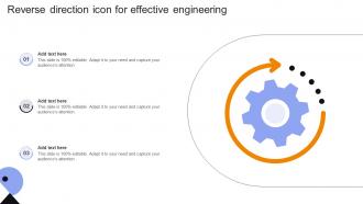Reverse Direction Icon For Effective Engineering