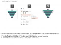 Reverse funnel for business vision powerpoint slides