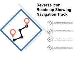 Reverse icon roadmap showing navigation track
