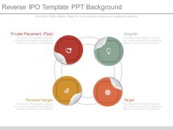 Reverse ipo template ppt background
