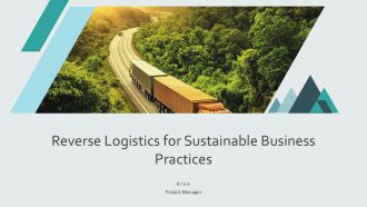 Reverse Logistics For Sustainable Business Practices PPT Mockup AT Reverse Logistics For Sustainable Business Practices PPT Mockup AT