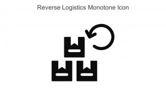 Reverse Logistics Monotone Icon In Powerpoint Pptx Png And Editable Eps Format