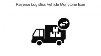 Reverse Logistics Vehicle Monotone Icon In Powerpoint Pptx Png And Editable Eps Format