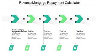 Reverse mortgage repayment calculator ppt powerpoint presentation outline example introduction cpb