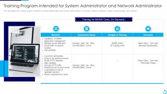 Reverse Proxy It Training Program Intended System Administrator Network Administrator