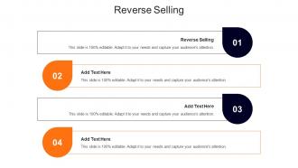 Reverse Selling Ppt Powerpoint Presentation Professional Layout Cpb