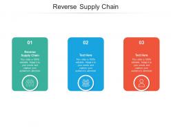 Reverse supply chain ppt powerpoint presentation slides infographics cpb