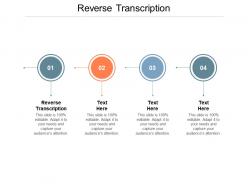 Reverse transcription ppt powerpoint presentation layouts cpb