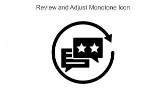Review And Adjust Monotone Icon In Powerpoint Pptx Png And Editable Eps Format
