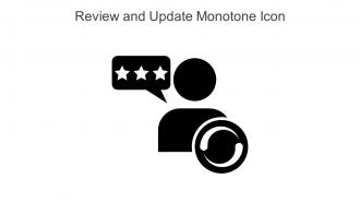 Review And Update Monotone Icon In Powerpoint Pptx Png And Editable Eps Format