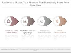 Review and update your financial plan periodically powerpoint slide show