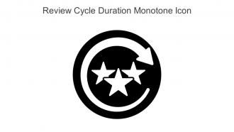 Review Cycle Duration Monotone Icon In Powerpoint Pptx Png And Editable Eps Format